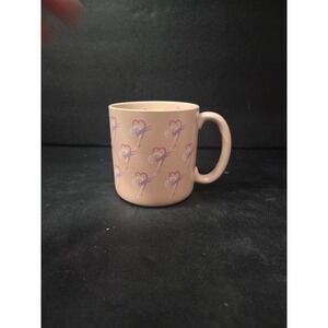 Applause Friendship Coffee Mug,‎ Pink Hearts Collectible, Nostalgic Coffee Cup